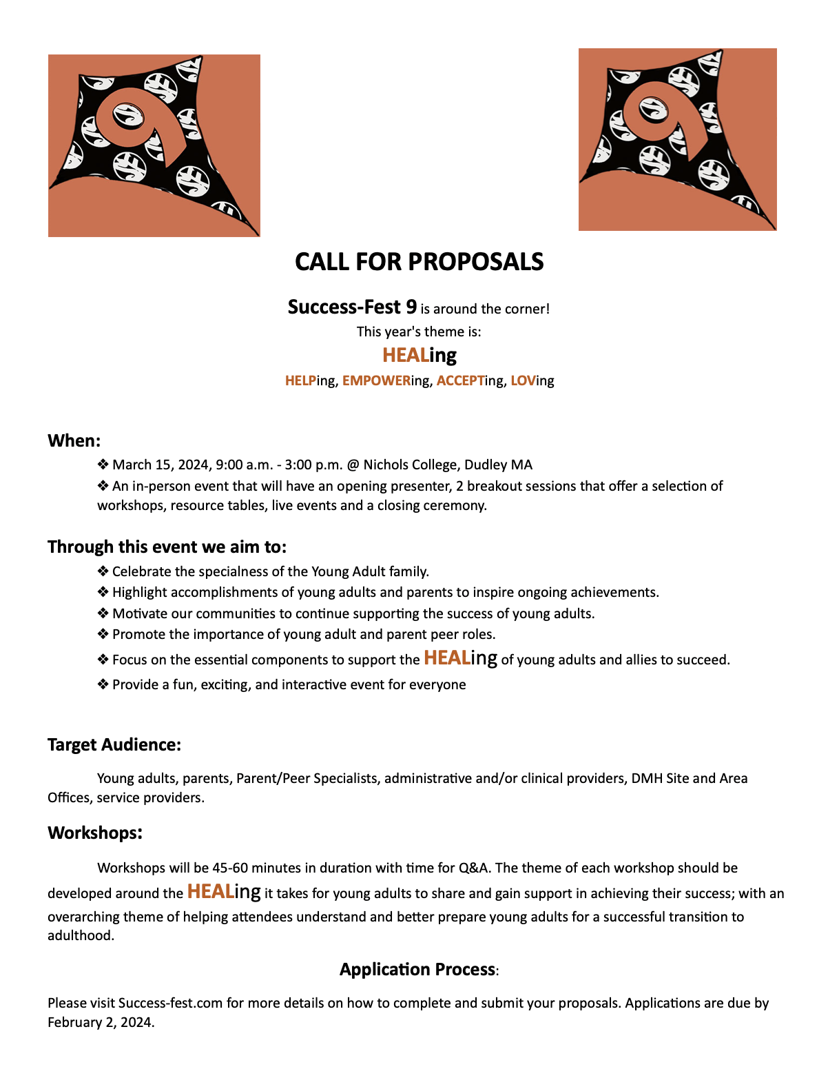 Call for proposals 2024